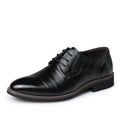 Mens Gradient Toe Shoes Oxford Shoes Formal Pointed Lace Up Casual Business Suit Tuxedo Shoes for Men Black