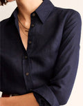 Blue Linen Shirt | Linen Shirt | Formal Shirt | Summer Shirt