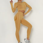 Seamless Long Sleeve Activewear Top for Women
