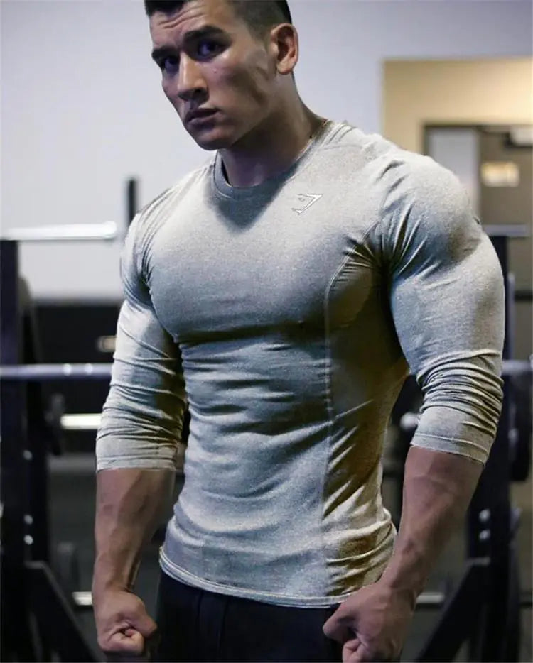 Men's Long Sleeve Training Top, Custom Fit