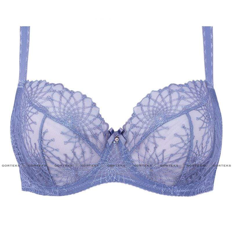 Sheer Embroidered Full Figure Bra Gorteks Aspen