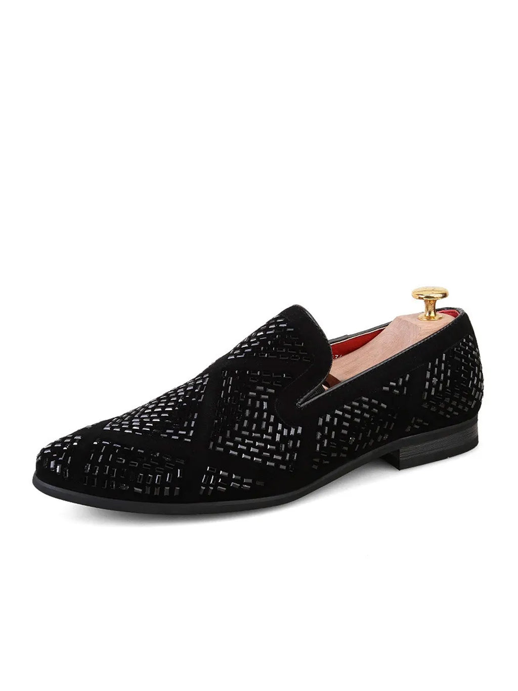 Rhinestone Shining Loafer Shoes