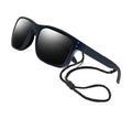 SydeStyle Polarisierte und Bifokale Lesebrille für Männer und Frauen, Wickel-Sport-Sonnenbrille, Lesebrille mit UV-Schutz (Schwarz 2,50 x)