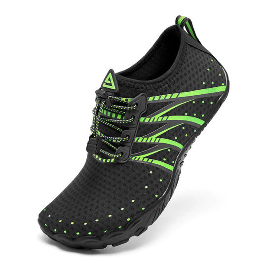 Limberun Water Shoes Mens Womens Adult Aqua Swimming Beach Shoes Pool Shoes for Men Women Black 10.5W/9.5M