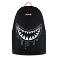 Mochila gráfica Hurley para hombre, color negro/negro, talla única