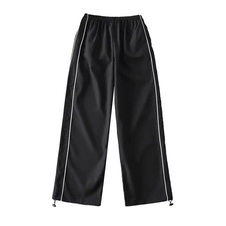 Women's Striped Quick-Dry Drawstring Pants