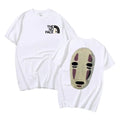 No Face Man Graphic  Oversized T Shirts