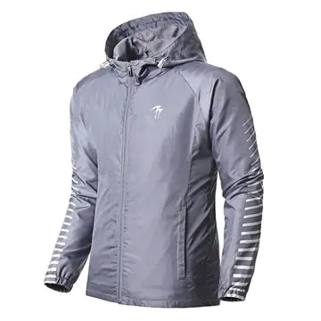 Printed Outdoor Jacket, Windbreaker, Casual Coat
