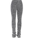 Striped Slim Trousers For Women