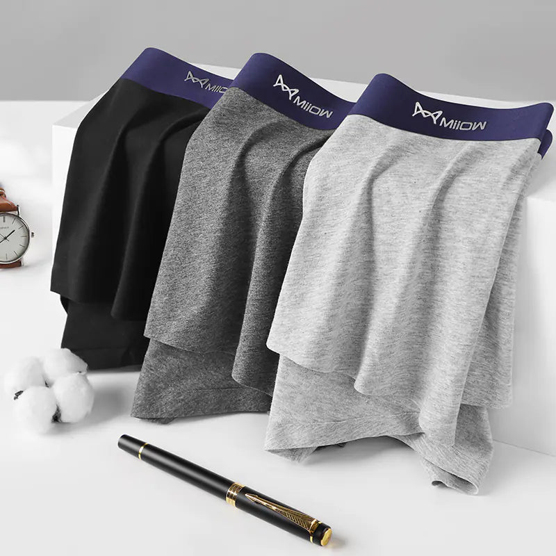 Men's Seamless Graphene Antibacterial Ice Silk Underwear