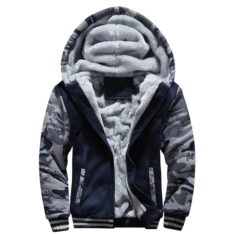 Men's Thickened Velvet Sports Padded Coat