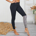 New Women's Leopard Print Yoga Set for Fitness