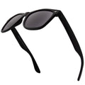 VITENZI Sonnenbrille mit Lesebrille für Damen und Herren, klassische Lesebrille, getönte Sonnenbrille mit Vollsichtbrille – Rimini in Schwarz 2,50