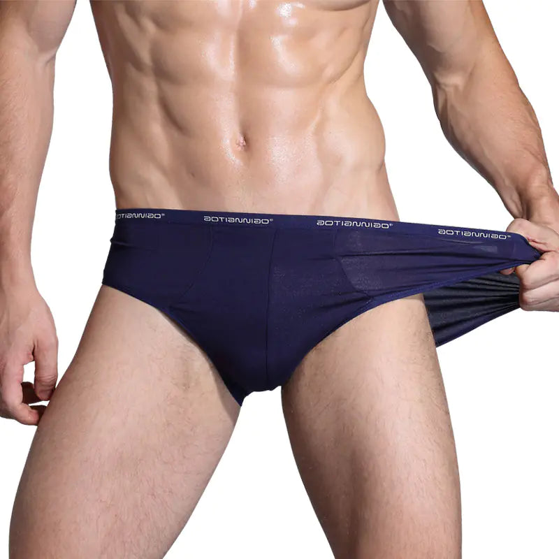 5XL Men's Modal Bamboo Breathable Underwear Briefs