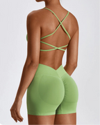 Seamless Yoga Outfit Set for Women - Quick Dry Material