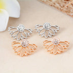 Crystal Earrings -Gold