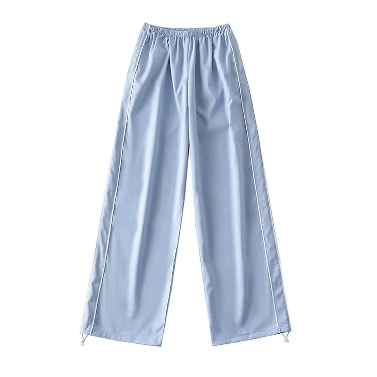 Women's Striped Quick-Dry Drawstring Pants