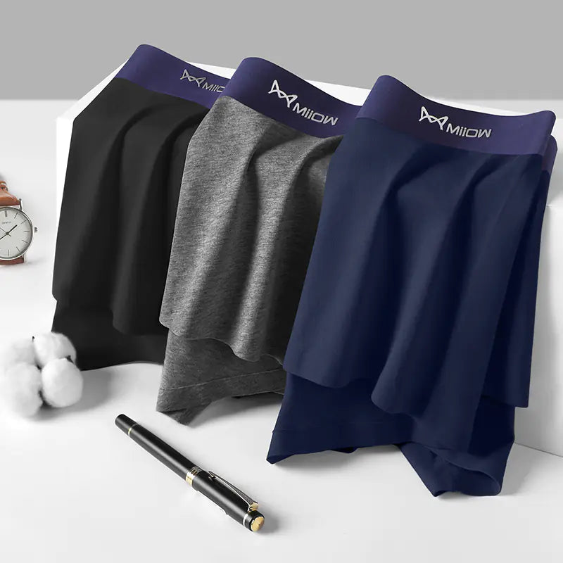 Men's Seamless Graphene Antibacterial Ice Silk Underwear