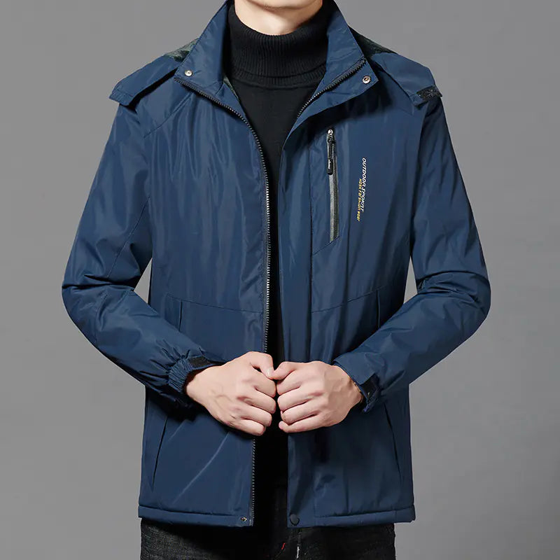 Thickened Windproof and Warm Men's Coat