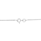 .925 Sterling Silver Prong Set Color Treated Diamond Floral Cluster 18" Pendant Necklace