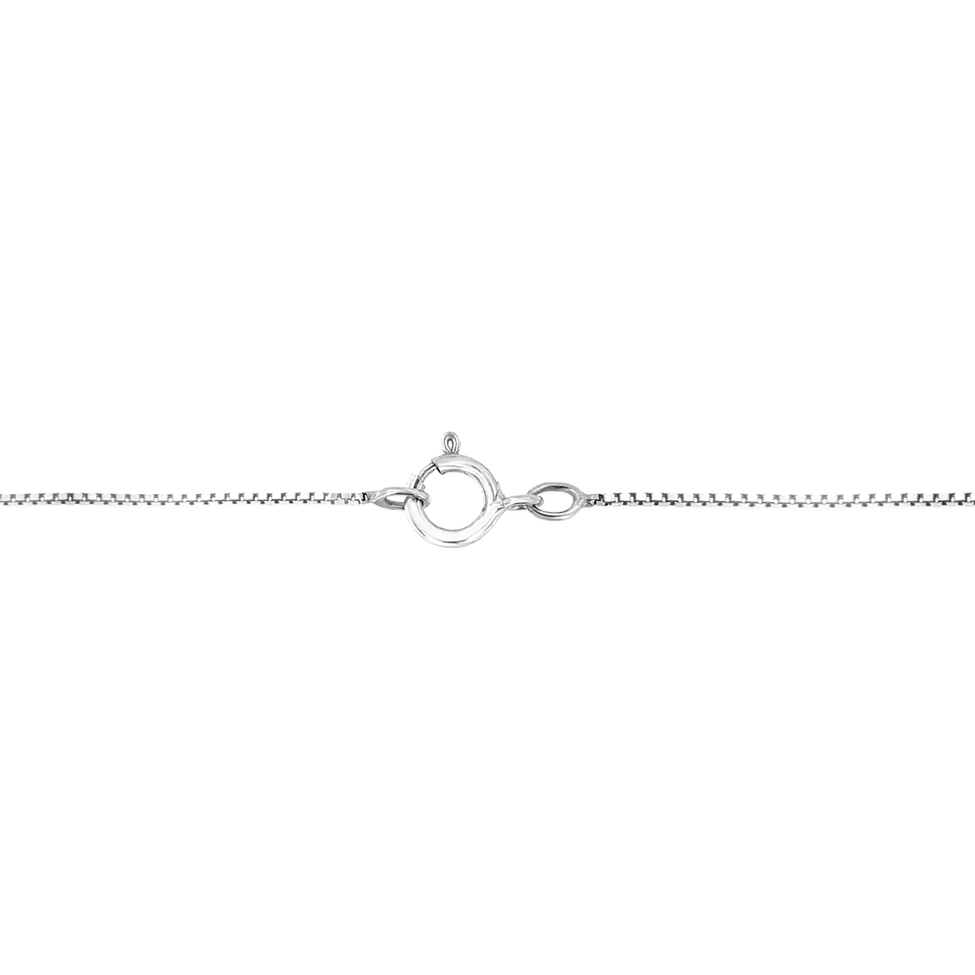 Black Diamond Solitaire Pendant Necklace .925 Sterling Silver Treated