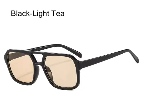 Vintage Rectangle UV400 Sunglasses