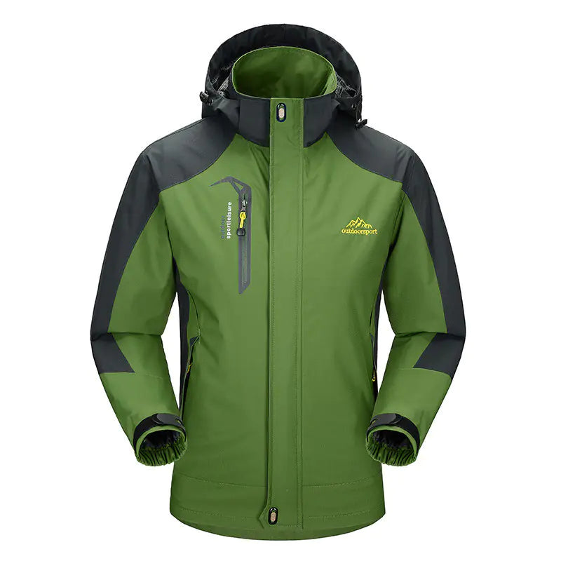 Plus Size Outdoor Men's and Women's Hooded Jackets